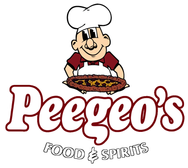 Peegeo's food and spirits logo